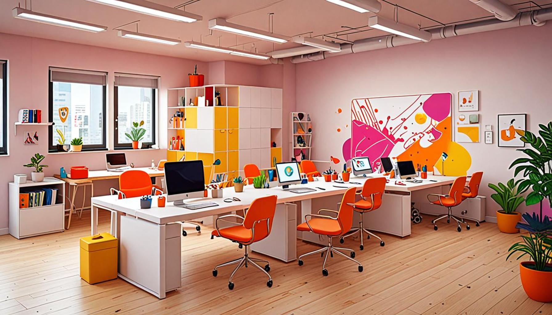 Collaborative Workspaces: The Combination of Minimalism and Spatial Efficiency in Professional Environments
