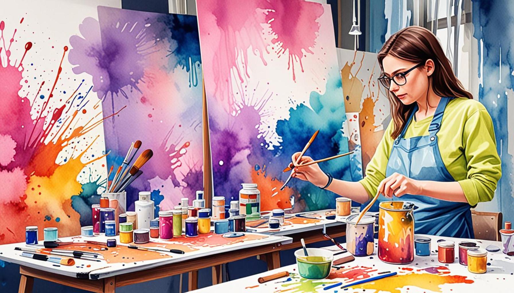Experimental Painting Techniques: Unleash Your Creativity Through Mixing Styles and Materials