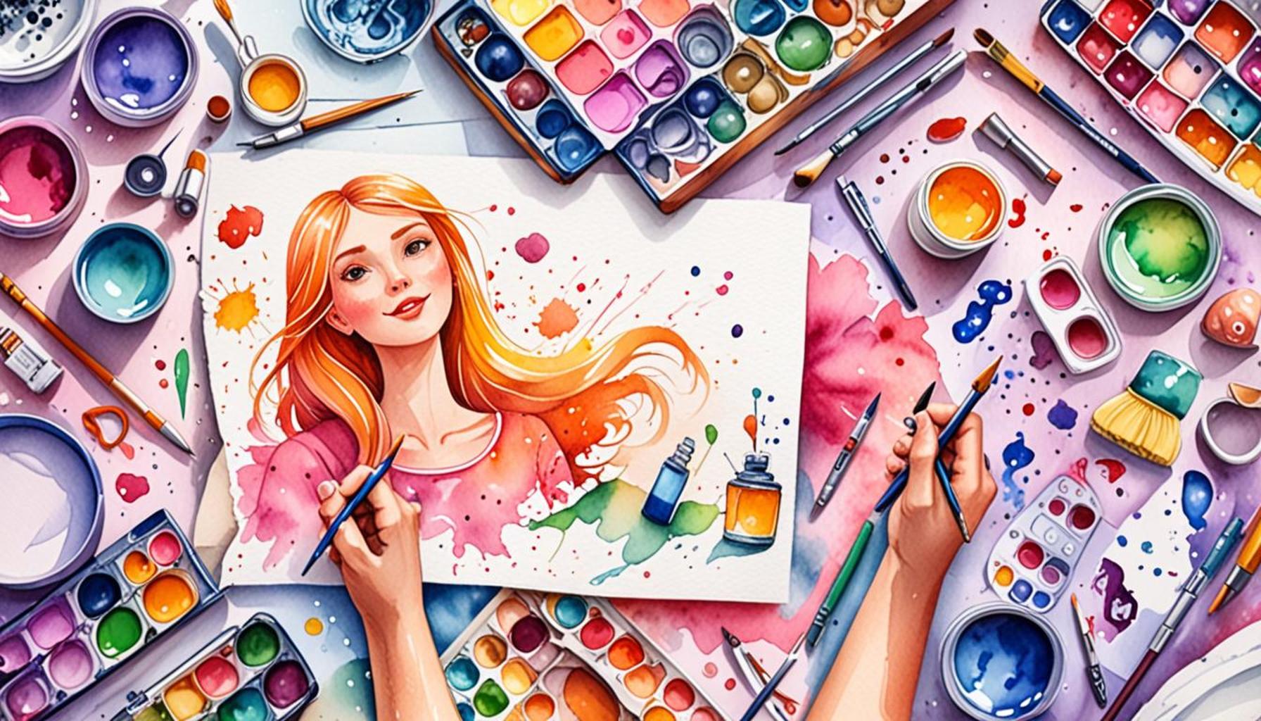 Colorful paintings?>