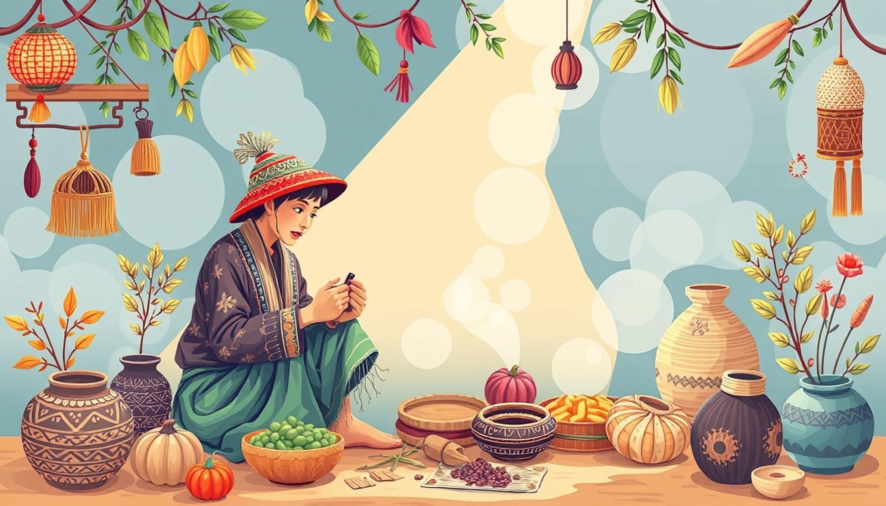Exploring Cultural Heritage Through Traditional Crafting Skills