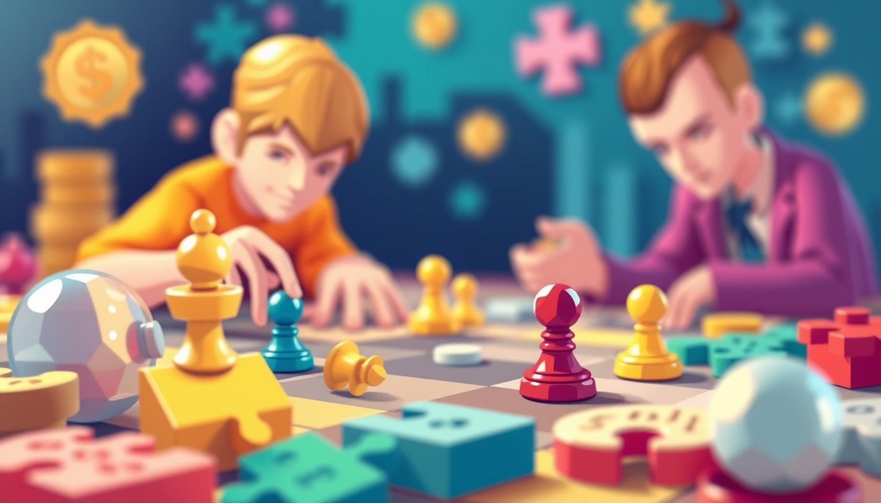 The Role of Strategy in Competitive Puzzle Games and Its Impact on Critical Thinking